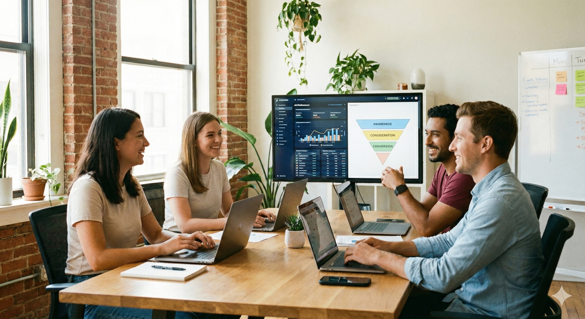 Founder looking at a Kickstarter dashboard with flat funding progress on a laptop