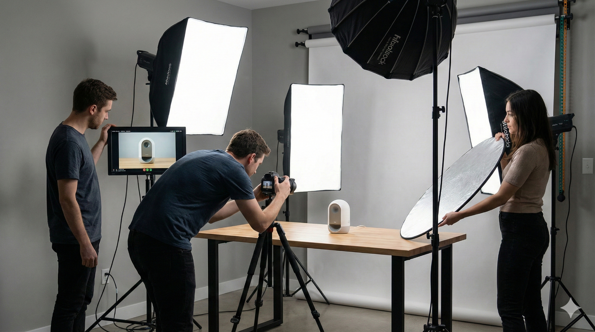 Professional video and photo production studio for Kickstarter campaign assets