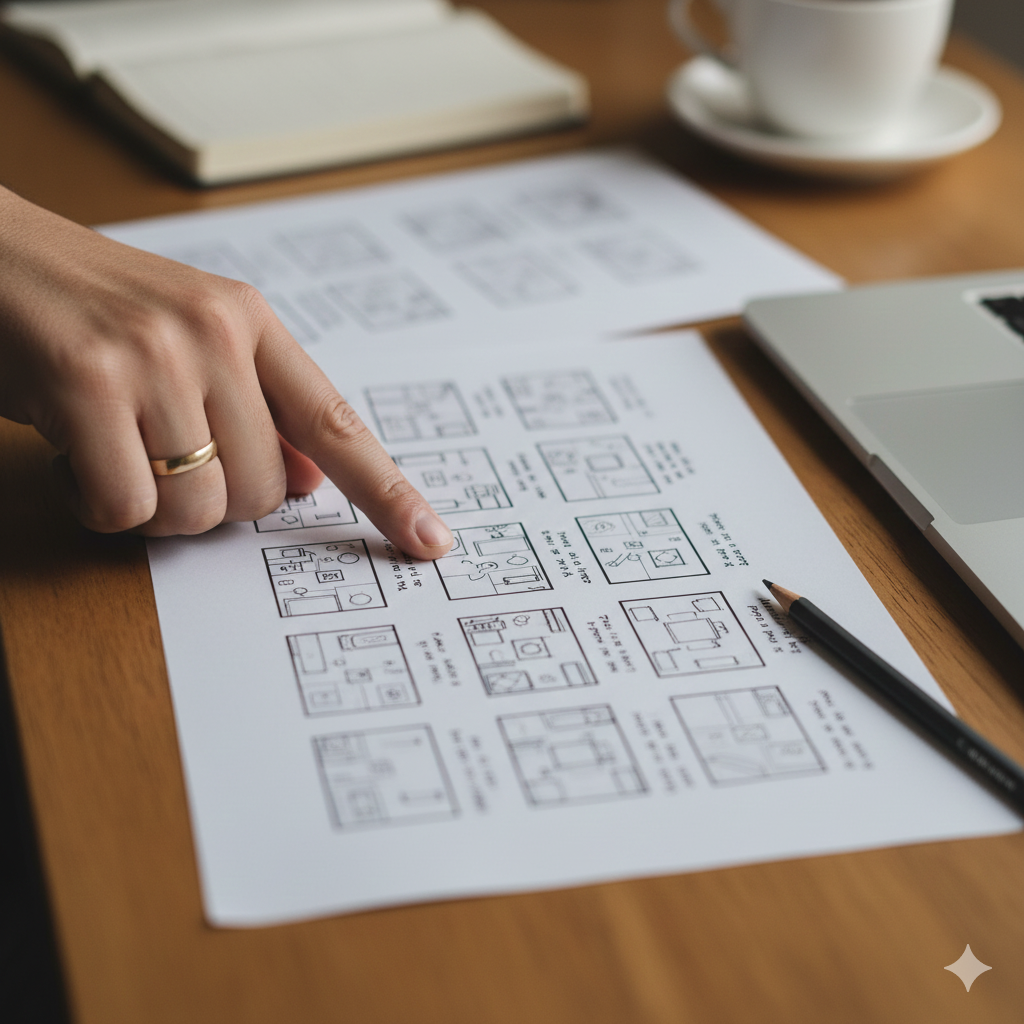 Kickstarter video storyboard closeup showing shot planning and scene breakdowns for crowdfunding campaign video