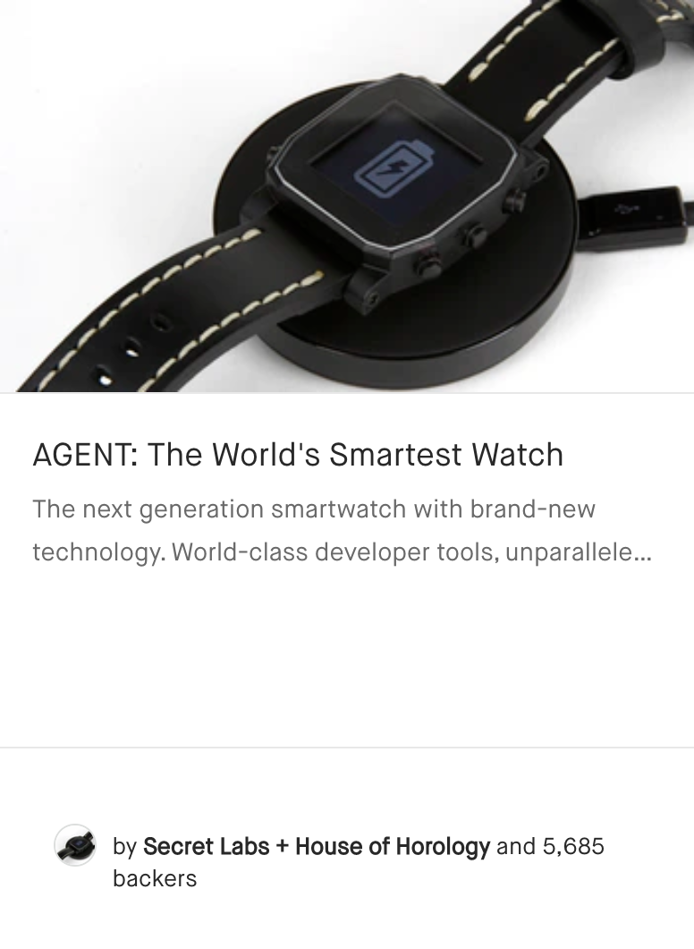 AGENT: The World's Smartest Watch