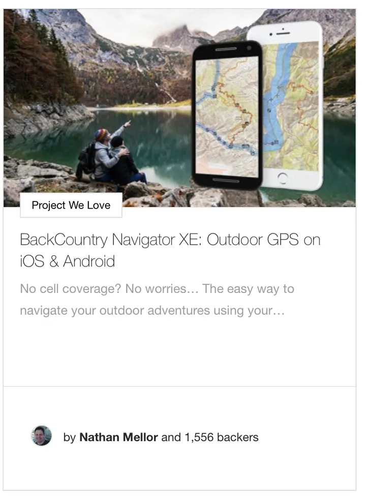BackCountry Navigator XE: Outdoor GPS on iOS & Android