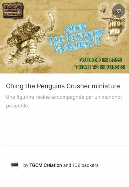 Ching the Penguins Crusher miniature