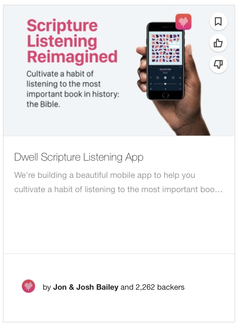 Dwell Scripture Listening App