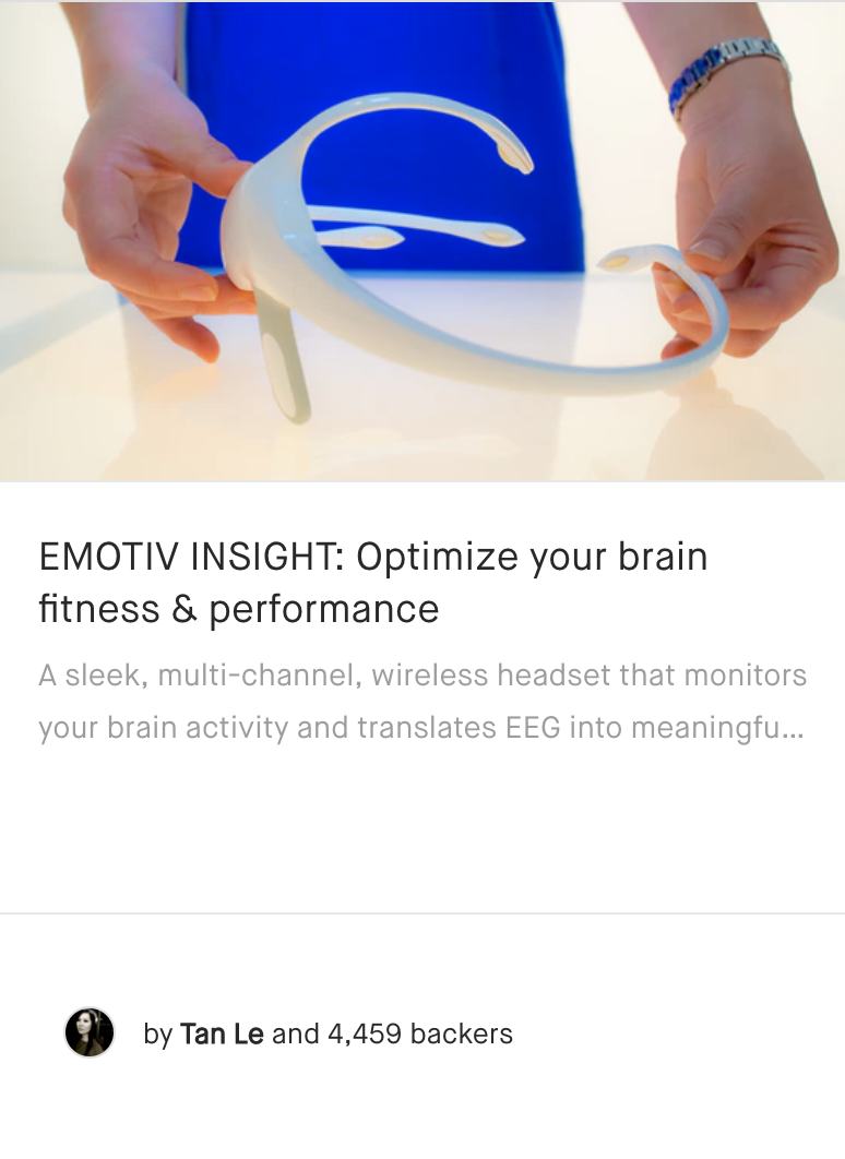 EMOTIV INSIGHT: Optimize your brain fitness & performance