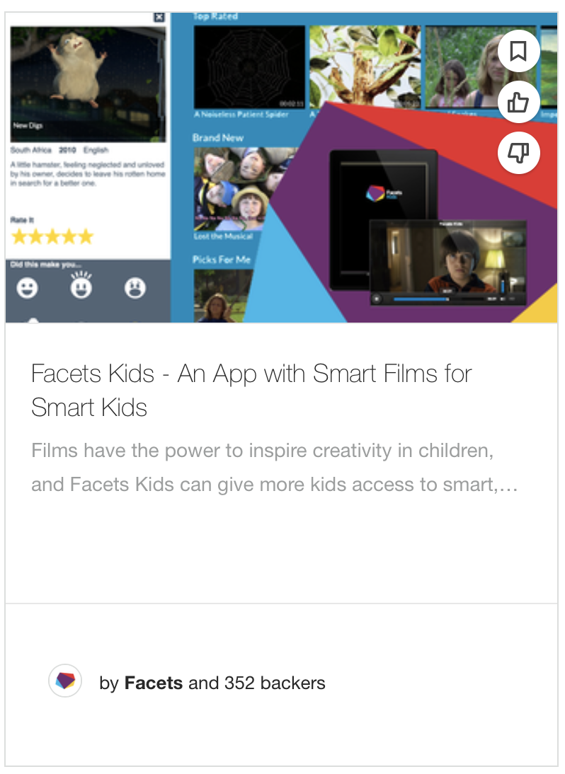 Facets Kids - An App with Smart Films for Smart Kids