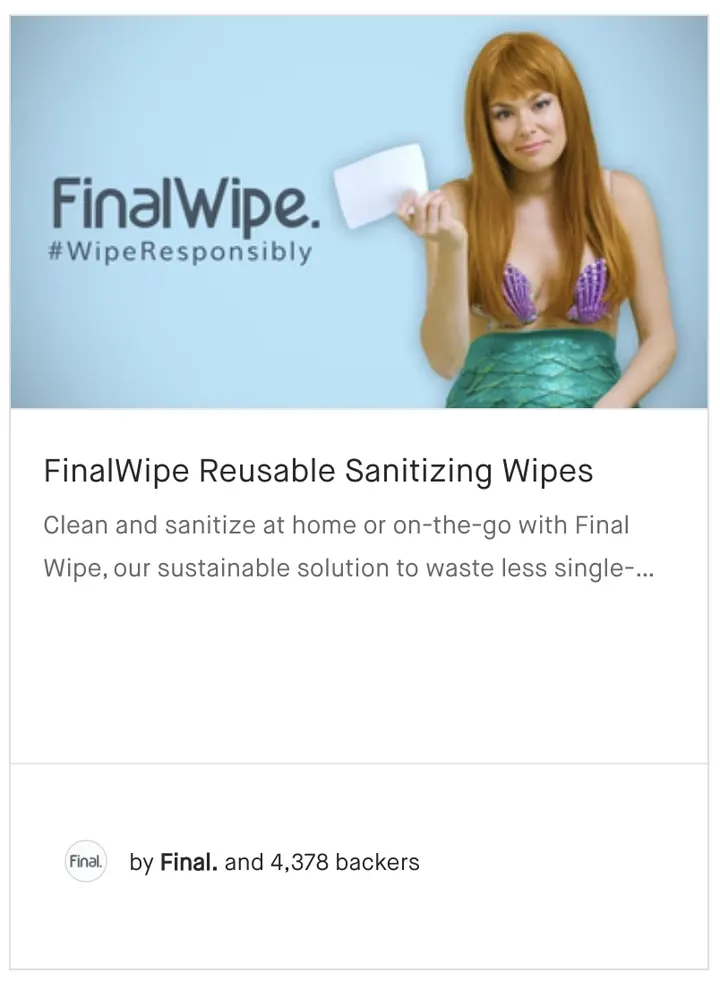FinalWipe Reusable Sanitizing Wipes