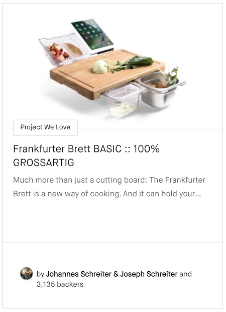 Frankfurter Brett BASIC :: 100% GROSSARTIG