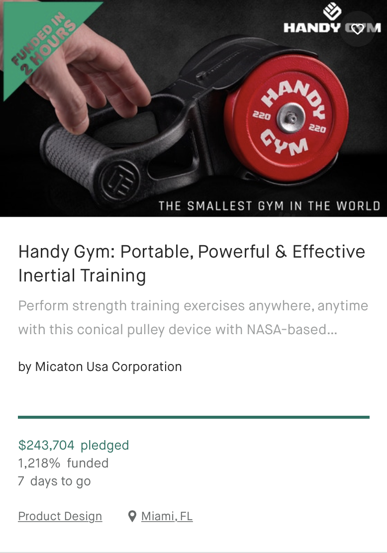 Handy Gym: Portable, Powerful & Effective Inertial Training