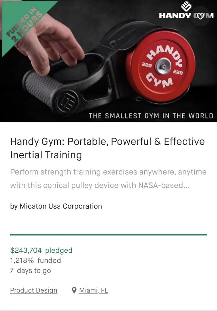 Handy Gym: Portable, Powerful & Effective Inertial Training