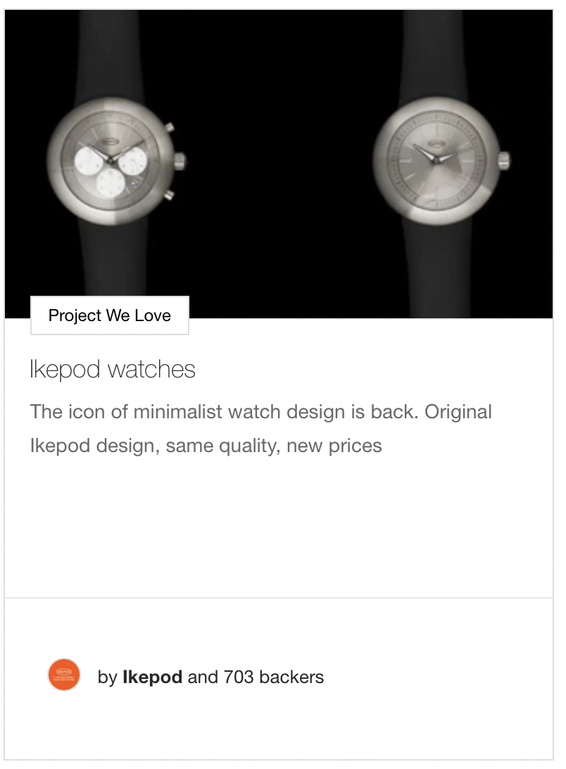 Ikepod watches