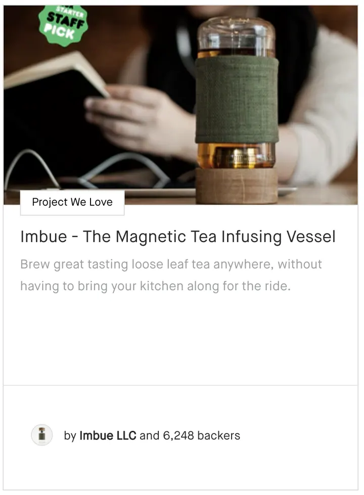 Imbue - The Magnetic Tea Infusing Vessel