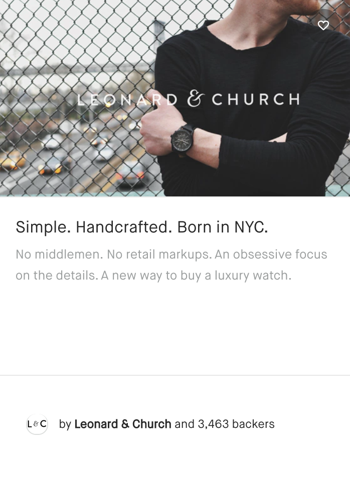 Simple. Handcrafted. Born in NYC.