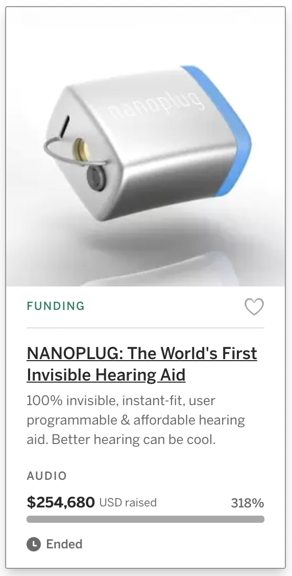 NANOPLUG: The World's First Invisible Hearing Aid