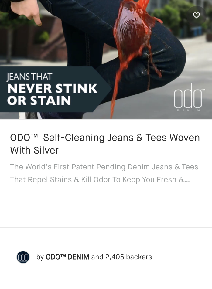 ODO™| Self-Cleaning Jeans & Tees Woven With Silver