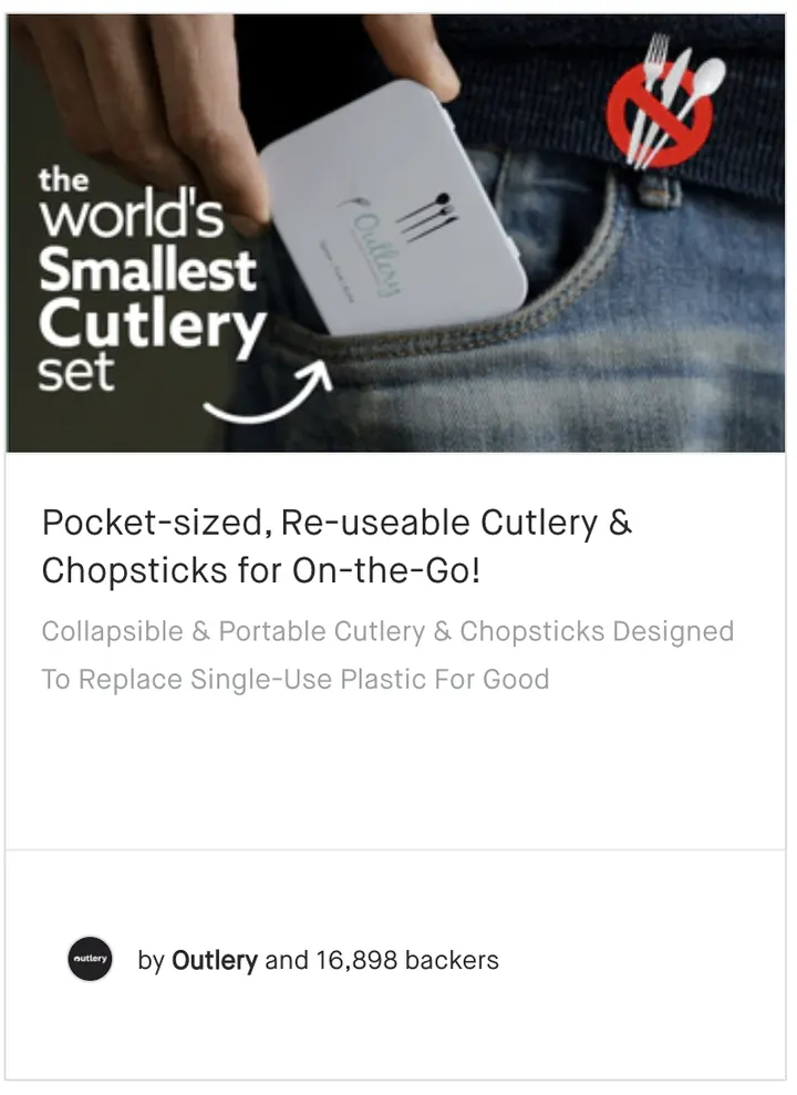 Pocket-sized, Re-useable Cutlery & Chopsticks for On-the-Go!