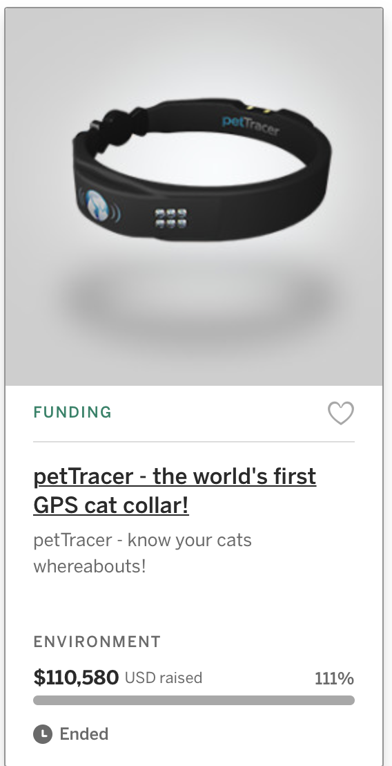 petTracer - the world's first GPS cat collar!
