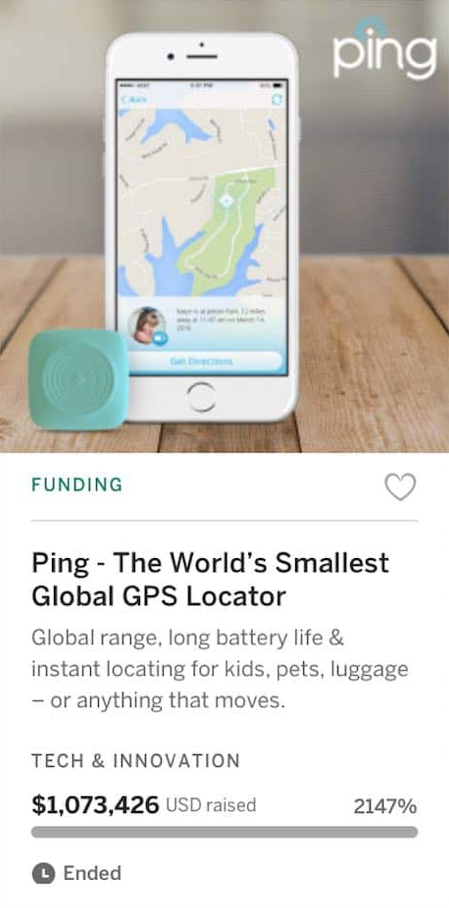 Ping - The World's Smallest Global GPS Locator