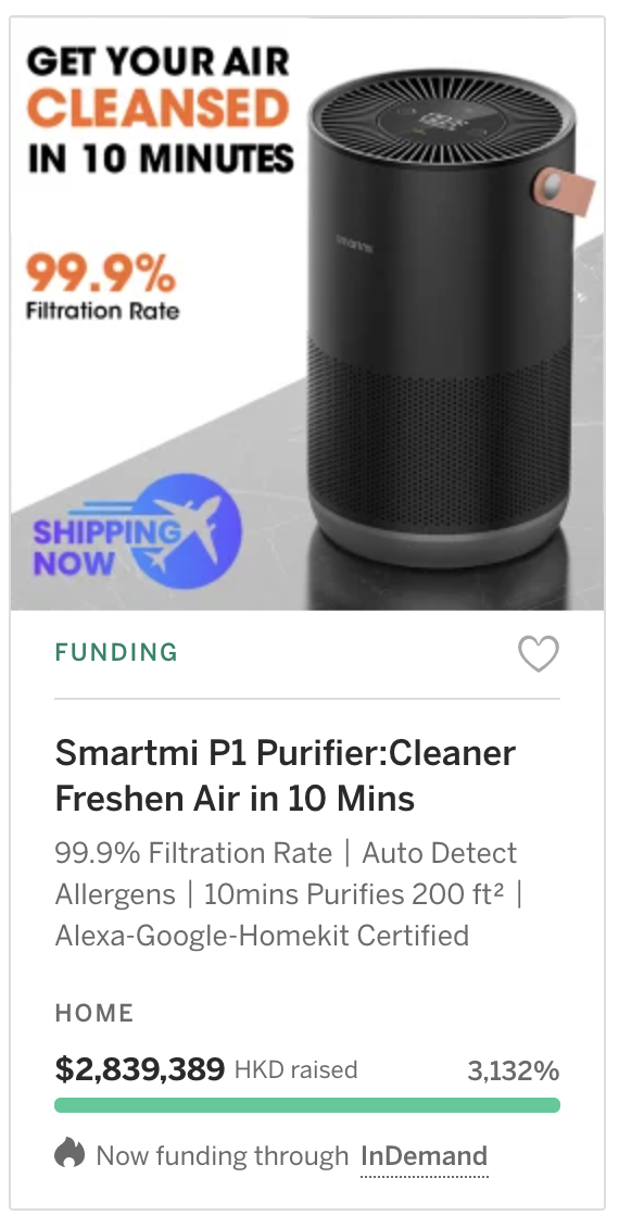Smartmi P1 Purifier:Cleaner Freshen Air in 10 Mins