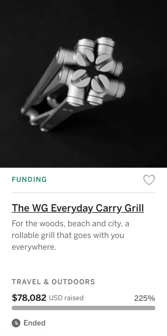 The WG Everyday Carry Grill