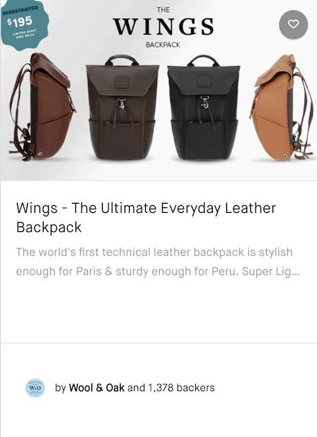 Wings - The Ultimate Everyday Leather Backpack