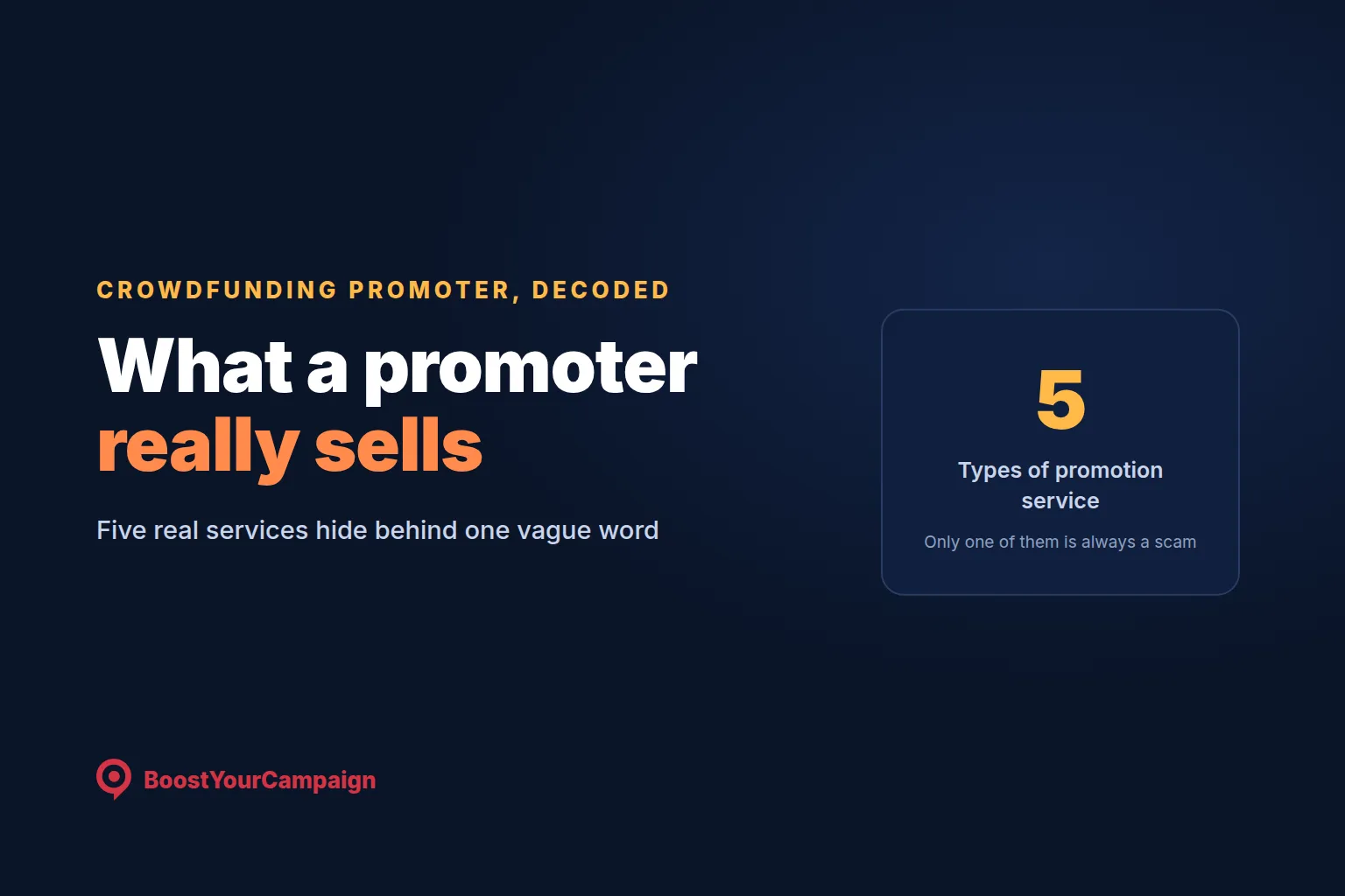 Crowdfunding Promoters: What They Do, Costs and Red Flags