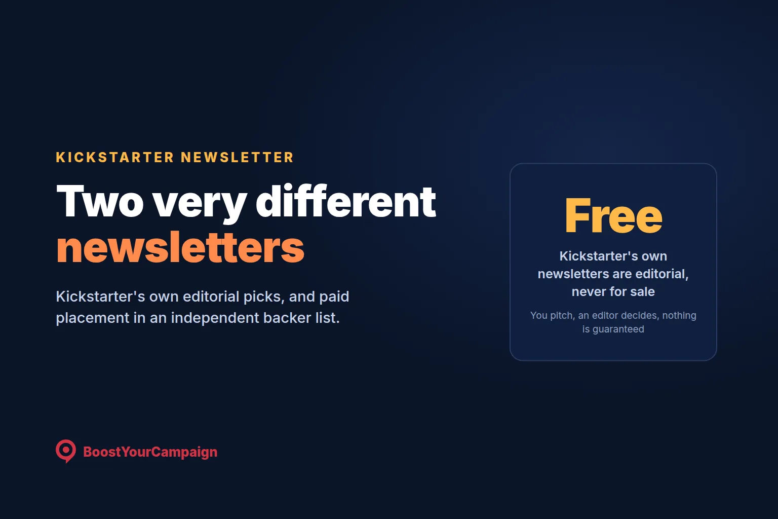 How to Get Into Kickstarter's Newsletter in 2026