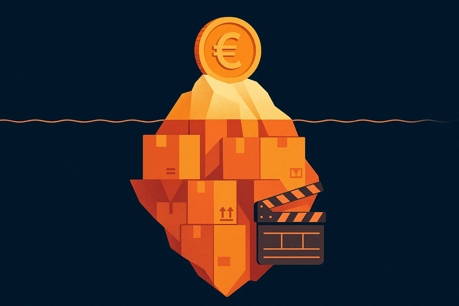 Budget breakdown showing ads, video production, fulfillment, and VAT as larger cost lines than platform fees