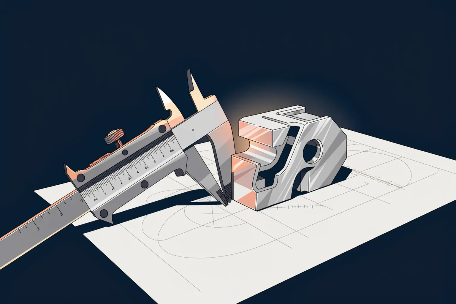 Close-up of precision-engineered mechanical components for a German hardware crowdfunding campaign