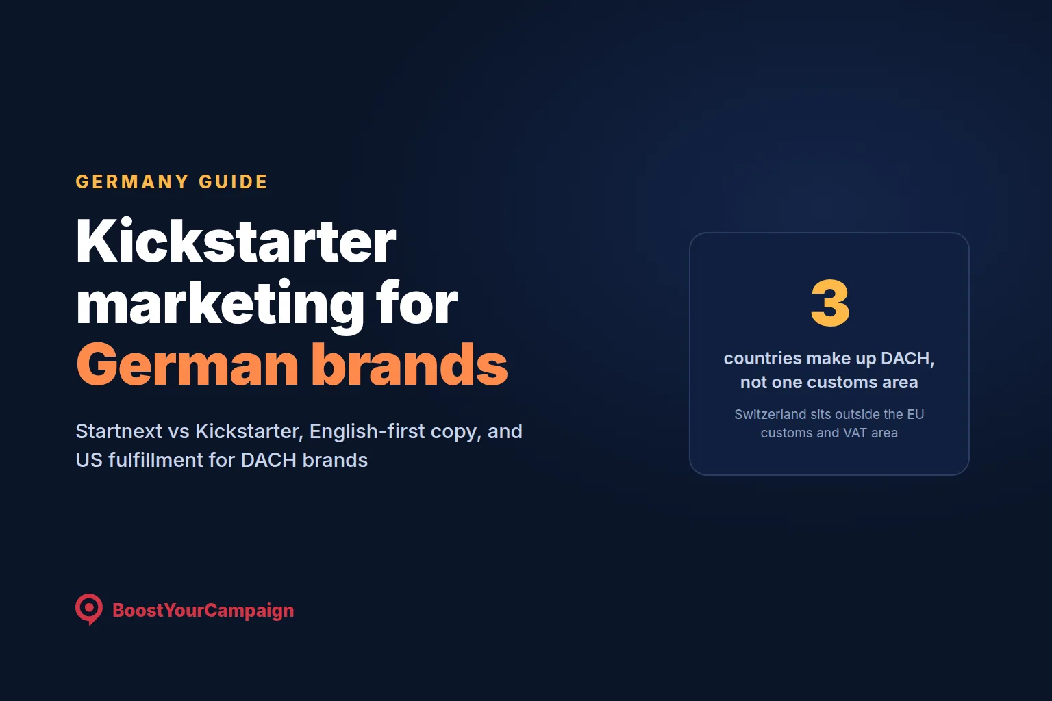 Kickstarter Marketing for German and DACH Brands: US/EU Guide