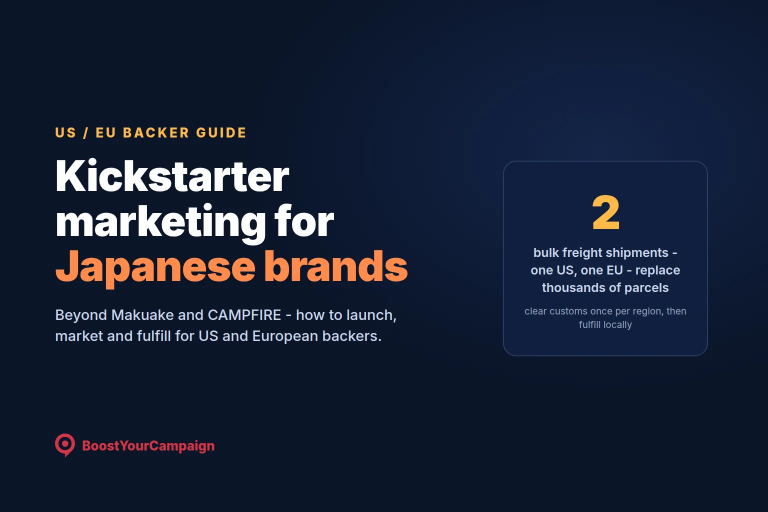 Kickstarter & Indiegogo Marketing for Japanese Brands: US/EU Guide