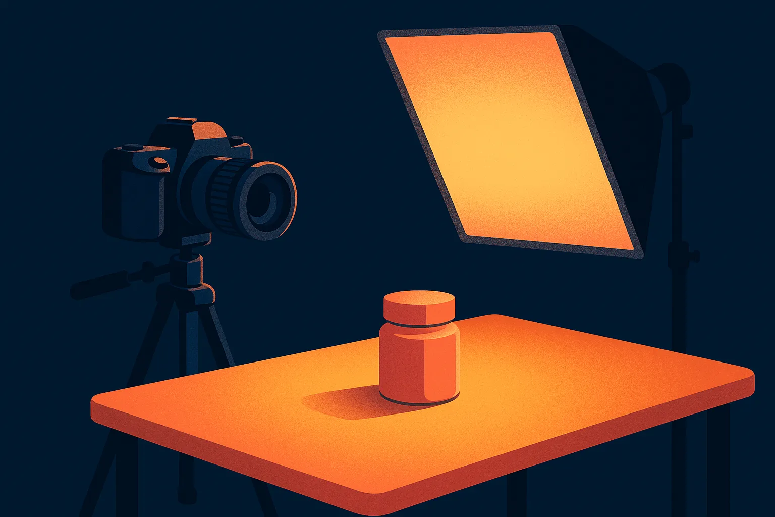 Production crew filming a Kickstarter campaign video demo shot in a studio setting