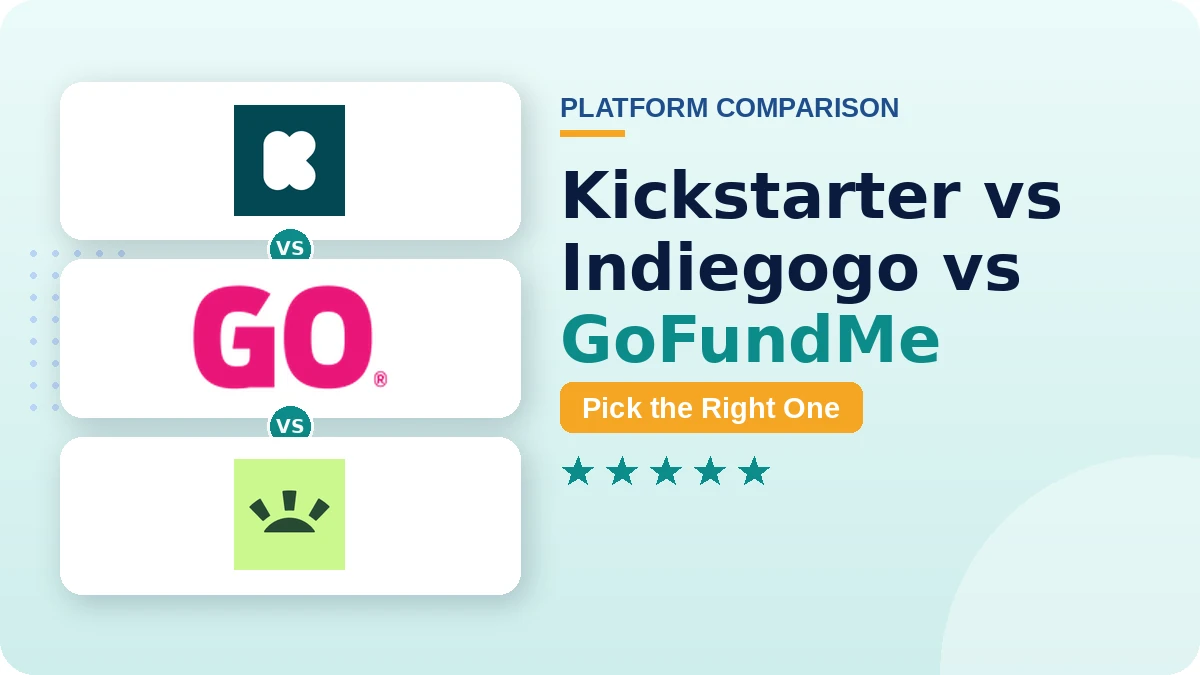 Kickstarter vs Indiegogo vs GoFundMe: Rewards vs Donation Fundraising