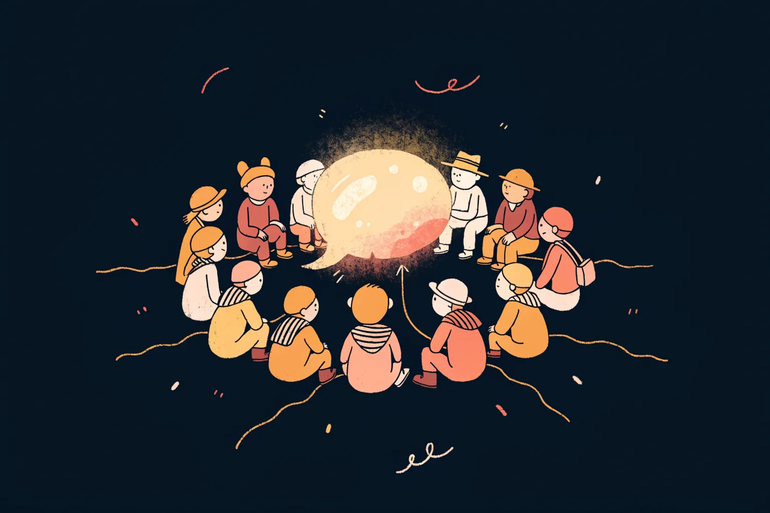 Discord and Facebook community screens showing engaged pre-launch members discussing a product