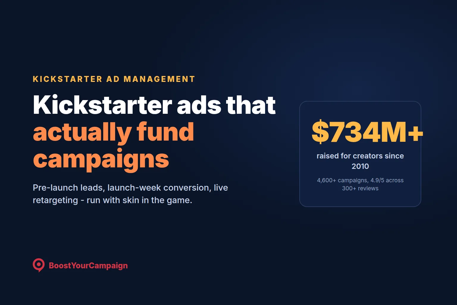Kickstarter Advertising Agency: Ad Management That Funds