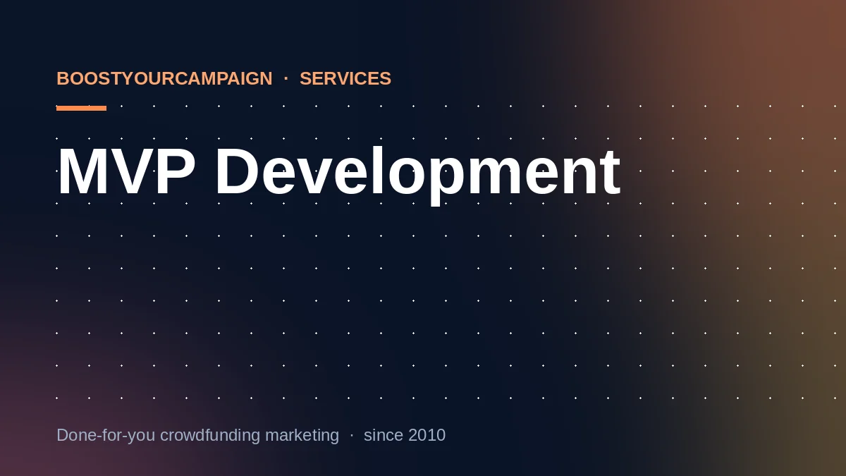 MVP Development for Founders: Build, Validate, and Raise
