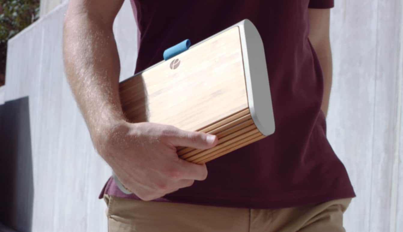 Prepd Pack modern lunchbox with wooden finish